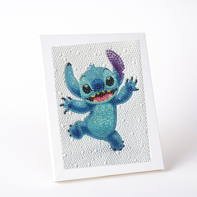 5D DIY Diamond Painting Kit for Kids Disney Yoda Stitch Rhinestone  Embroidery Easy and Small DIY